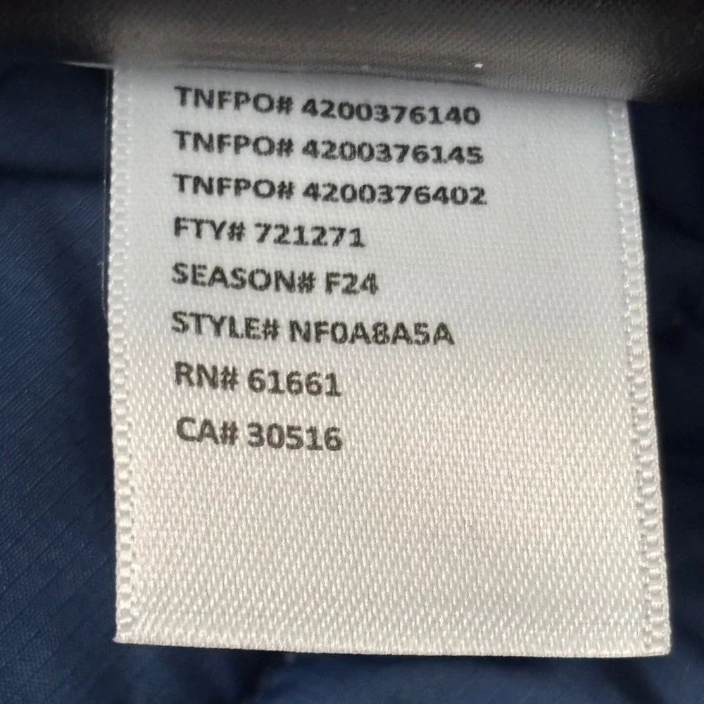 The North Face size 100%